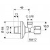 Schell COMFORT Rohový regulačný ventil, chróm 1/2"x3/8" 052120699