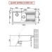 Franke Logica LLL 651/2, 1000x500 mm, nerezový drez, tkaná štruktúra 101.0120.185