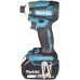 Makita DTD172RTJ Akumulátorový rázový skrutkovač 1/4" Li-ion LXT (2x18V/5,0Ah) Makpac