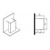 POLYSAN MODULAR SHOWER rozmery mm: A1182 B = C + D C380 D <500 H2000