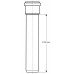 OSMA HTEM rúra s hrdlom DN 50 x 1500 mm