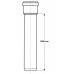 OSMA HTEM rúra s hrdlom DN 75 x 3000 mm