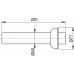 ALCAPLAST Trubka s rozetou priemer 40mm P046