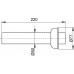 ALCAPLAST Trubka s rozetou priemer 50mm P047