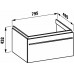 LAUFEN PALOMBA Skrinka pod umývadlo 800, 1 zásuvka, Macassar, 4.2211.0.080.525.1