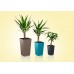 PLASTKON In- & Outdoor kvetináč Elise lesk 20 cm biela