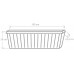 PLASTKON Samozavlažovací truhlík Smart Systém Gardenie 100 cm biela