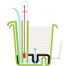 VÝPREDAJ PLASTKON Samozavlažovací truhlík Smart Systém Gardenie 80 cm hnedá BEZ PIPET