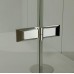 RONAL PL Pur Light jednokrídl. dvere+pevná stena, 75-120cm, vpravo,aluchr./číre PLDSM15007