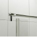 RONAL PL Pur Light jednokrídl. dvere+pevná stena, 75-120cm, vpravo,aluchr./číre PLDSM15007