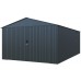 Riwall PRO RMCG 20x13 kovová garáž 3,8 x 6 m so sedlovou strechou Antracit CG-K2013