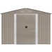 Riwall PRO RMSA 12x10 Brown - záhradný domček kovový 3 x 3,7 m SD-X1210-H170C-B