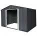 Riwall PRO RMSA 8x10 Anthracite Záhradný domček 3 x 2,4 m so sedlovou strechou antracit