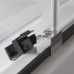 ROLTECHNIK Sprchové dvere posuvné ECD2L/1300 brillant/transparent 564-130000L-00-02