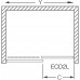 ROLTECHNIK Sprchové dvere posuvné ECD2L/1200 čierny elox/transparent 564-120000L-05-02