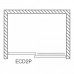 ROLTECHNIK Sprchové dvere posuvné ECD2P/1200 čierny elox/transparent 565-120000P-05-02