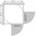 ROLTECHNIK Sprchové dvere jednokrídlové GDOL1/1200 brillant/transparent 132-120000L-00-02