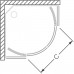 ROLTECHNIK Sprchový box SIMPLE/800 biela/transparent 4000248