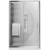 ROLTECHNIK Sprchové dvere posuvné PXD2N/1300 brillant/satinato 526-1300000-00-15