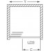 ROLTECHNIK Sprchové dvere skladacie LD3/950 biela/damp 215-9500000-04-04