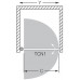 ROLTECHNIK Sprchové dvere jednokrídlové TCN1/900 brillant/transparent 728-9000000-00-02