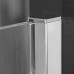 ROLTECHNIK Vaňová zástena obojstranne otvárateľná TV2 brillant / transparent