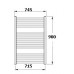 KORADO KORALUX LINEAR Classic Kúpeľňový radiátor KLC 900.750 white RAL 9010