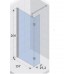 SCANDIC Sprchová zástena S 402 157x29,2x200cm