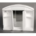 AQUALINE SALVA galerka, 1x40W, biela, plast 671232