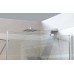 SAPHO SLIM hlavová sprcha zo steny s kaskádou, leštená nerez MS746