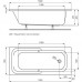IDEAL Standard PLAYA obdĺžniková vaňa 180 x 80 cm k zabudovaniu T962901