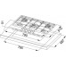 FRANKE NEPTUNE FHNE 805 4G TC XS C plynová varná doska nerez 106.0049.039