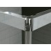 RONAL TOPACO TOP-Line rohový vstup, 100cm, matný elox / sklo Cristal perly TOPAC10000144