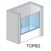 RONAL TOPB2 TOP-Line vaňové posuvné dvere 170cm, farba * / číre TOPB21700SF07