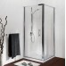 RONAL TOPP TOP-Line jednokrídlové dvere 60-80 cm, biela / číre TOPPSM10407