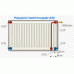 KORAD panelový radiátor typ 22VK 600 x 1400, 226001400VK