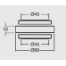 SILFRA uzatvárateľná výpusť pre umývadlá s prepadom Systém click-clack UD85051