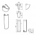 IDEAL Standard EUROVIT polostĺp pre umývadlá V921001