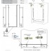 TEIKO NSDKR 1/120 SL sprchové dvere krídlové ľave master carre V333120L57T41003