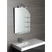 AQUALINE WEGA zrkadlo 65x90cm, s policami 65028
