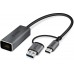 YENKEE YTC 013 USB C na RJ-45 Ethernet Redukcia 45017086