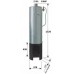 OPOP Z 100 kachle na drevo 8kW nerez 37000980