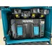 BAZÁR Makita 197970-3 Sada Li-ion LXT 18V 4xBL1830B+DC18RD dvojnabíječka+Makpac 2 POUŽITÉ