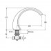 IDEAL Standard vývod z vane 200 mm 1 / 2 "A2290AA