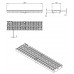 ACO Drainlock V/X100 - B125, rošt mostíkový 0,5 m, plastový sivý 132267