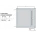 ACO Showerboard systémová doska + rošt 1200 x 1200 mm, Mix 620470