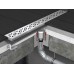 ACO ShowerDrain E žľab 1200 mm, bez roštu, bočný odtok vysoký 0153.73.41