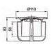ACO Easyflow pachový uzáver (sifón) suchý, pre DN 70/100, 2000.00.07
