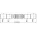 ALCAPLAST Flexi prepojenie 40-32 × 32-40 mm A794