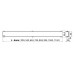 ALCAPLAST GLASS - Rošt pre líniový podlahový žľab 300mm (sklo biele) GL1200-300